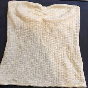 Aerie girl tube cream color